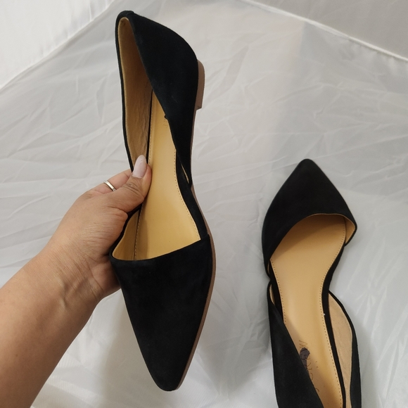 J Crew Factory Zoe suede d'Orsay flats F5310 - Picture 16 of 17